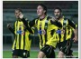 Javier Villafraz celebra. En la última jornada del torneo apertura 2009-2010 del fútbol profesional de Venezuela el Deportivo Táchira se coronó campeón con un gol de Javier Villafraz al minuto 15 del primero tiempo frente al SD Ítalo. Foto: Gennaro Pascale