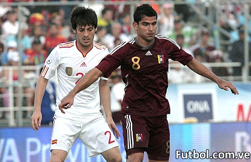 VENEZUELA-ESPAÑA Tomás Rincón ante España