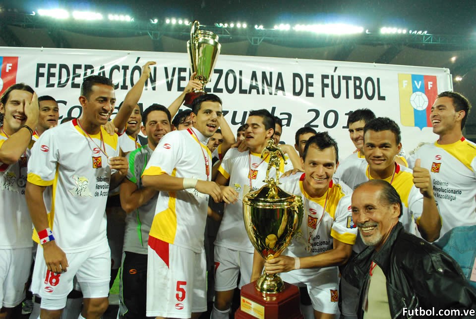 Anzoátegui alzó la Copa Venezuela y se va a la Suramericana